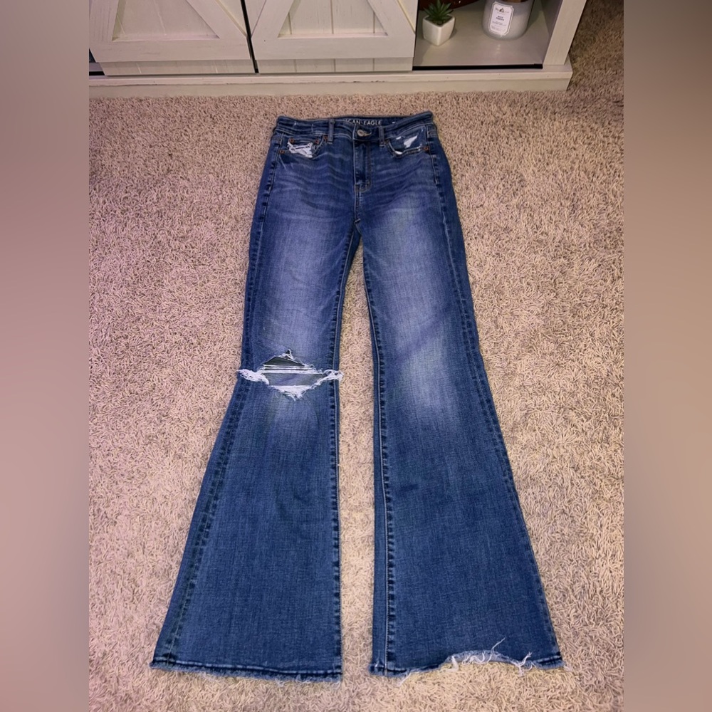 American eagle flare jeans